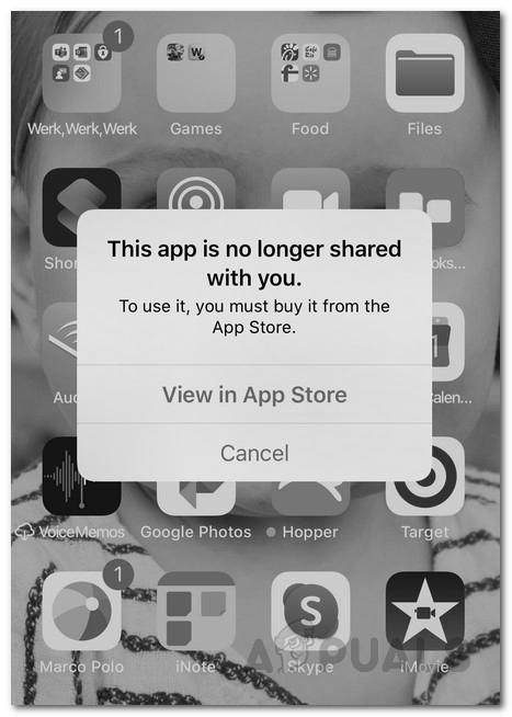 How to Resolve the “This App is No Longer Shared With You” Error on iPhone and iPad photo 1